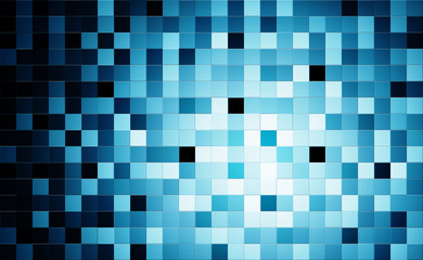 Abstract square mosaic