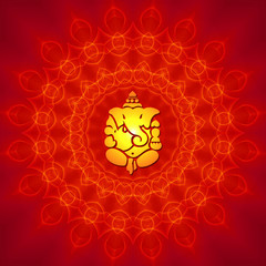 Ganesha Mandala Design