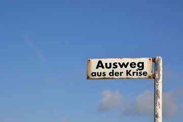 Ausweg aus der Krise