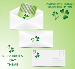 Envelope - St. Patrick theme