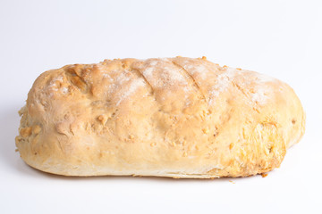 Homemade bread with cheese