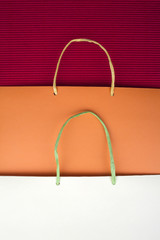Paper bag with handles