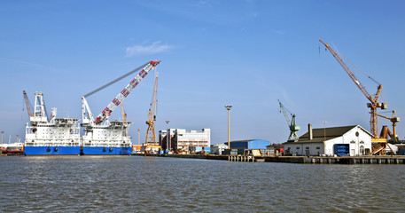 Blick auf den Hafen