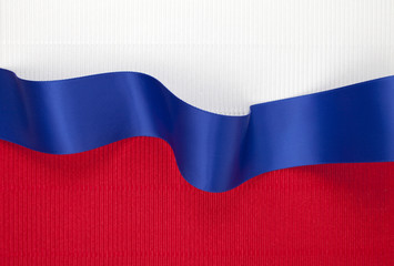 Blue ribbon banner