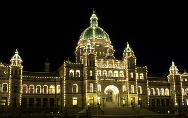 Fototapeta na wymiar Budynek parlamentu BC