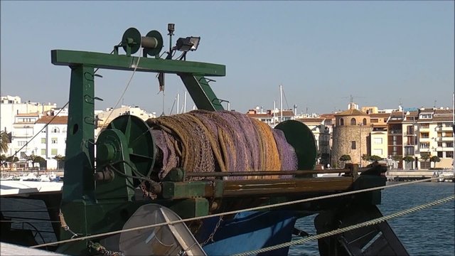 REDES DE UN PESQUERO
