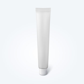 Blank thin cosmetic tube