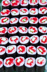 Sushi the japanese food.