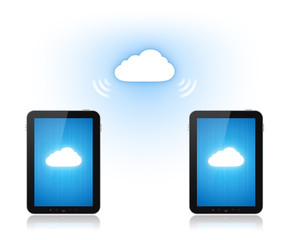 Cloud Computing Communication Concept