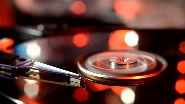 Open hard disk