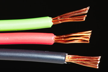 Fototapeta premium Electrical cable.