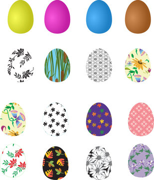 easter eggs collection