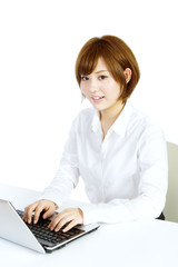 Beautiful business woman