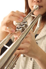 Obraz premium トランペット演奏