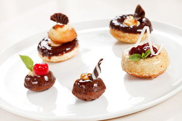 chocolate pastries