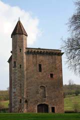 Fototapeta na wymiar Château de Couches dit de Marguerite de Bourgogne