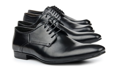 Male shoes in fashion concept