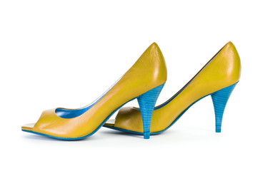 Female shoes in fashion concept