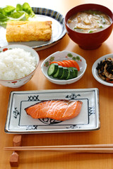typical japanese breakfast image