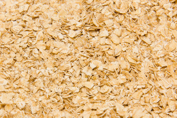Close up of oat flakes