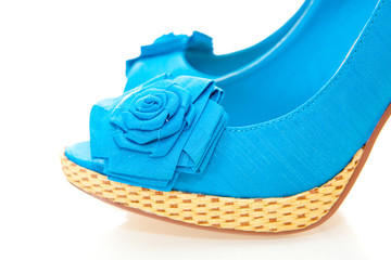 Female shoes , isolated.