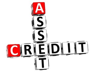 3D Asset Credit Crossword text