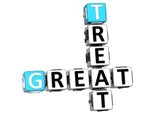 3D Great Treat Crossword text