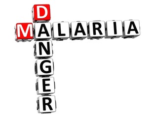 3D Malaria Danger Risk Crossword text