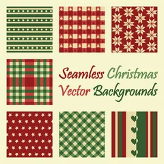seamless christmas vector backgrounds 03 © picoStudio
