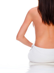 beautiful naked female back