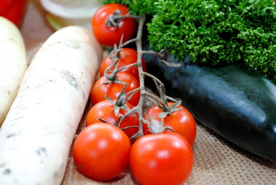 Tomatoes & Dikon