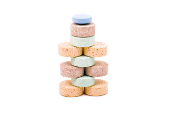 a pyramid of vitamins