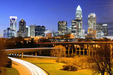 Uptown Charlotte, North Carolina Skyline