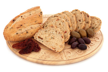 Olive and Sun Dried Tomato Bread