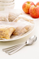 delicious and healthy assorted cereal