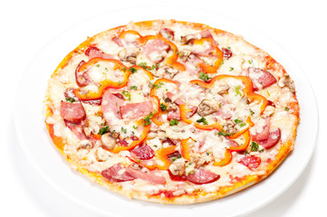 Tasty Italian Pepperoni pizza