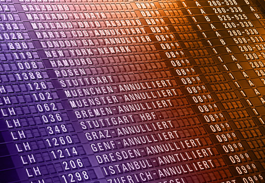 Airport timeboard