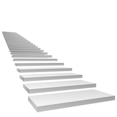 High resolution conceptual 3D stair