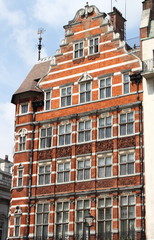 Fototapeta premium British red brick mansion