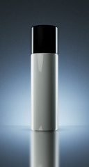 deodorant / body lotion product template in a presentation scene