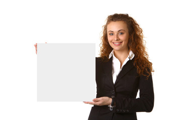Naklejka premium business woman