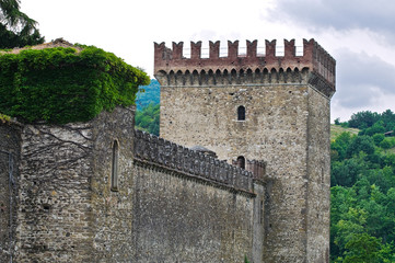 Castle of Riva. Ponte dell'Olio. Emilia-Romagna. Italy.