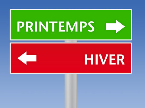 Saisons - PRINTEMPS HIVER - 20 MARS