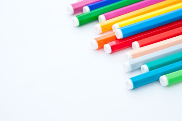 Diagonal fragment of colorful markers