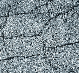 Rissiger Asphalt