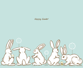 Easter rabbits