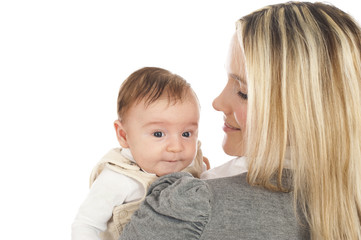 Young Woman with baby
