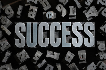 Fototapeta premium Success concept related words
