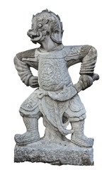 Fototapeta premium The ancient Chinese warrior statues.