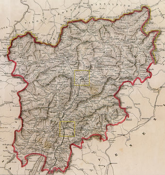 Mappa Trentino Alto-Adige